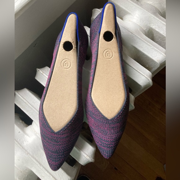 Rothy's Shoes - Rothy's Magenta Heather Points. Size 8. Excellent Condition.